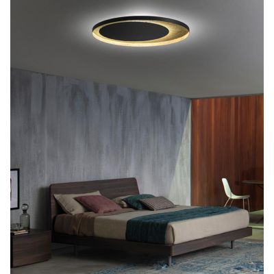 PICO LAMPADA DA PARETE O SOFFITTO BICOLORE LED 47W LUCE 2700K, 3000K E 4000K DIAMETRO CM 60 MODERNA