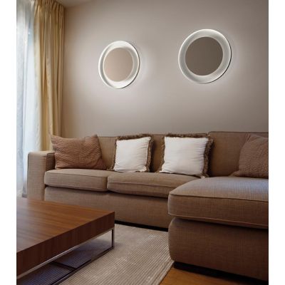 PICO LAMPADA DA PARETE O SOFFITTO BICOLORE LED 47W LUCE 2700K, 3000K E 4000K DIAMETRO CM 60 MODERNA