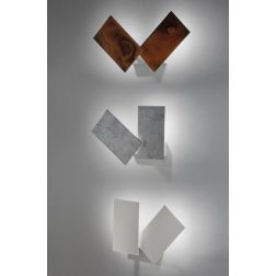 TIME LAMPADA DA PARETE CON DIFFUSORI ORIENTABILI IN ALLUMINIO 6 COLORI LED 30W LUCE 2700K,3000K E 4000K MODERNA