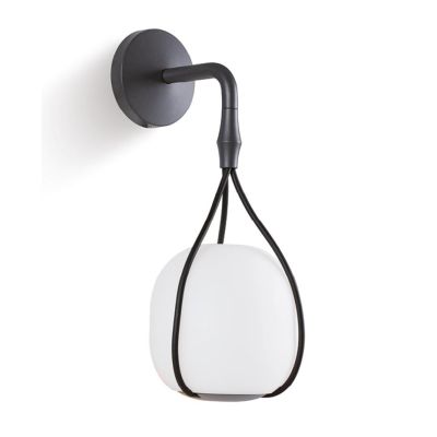 BERTA APPLIQUE IN ALLUMINIO ANTRACITE IP54 LED 11.5W LUCE 3000K E 4000K D17 CM DESIGN MODERNO ED ORIGINALE SOVIL