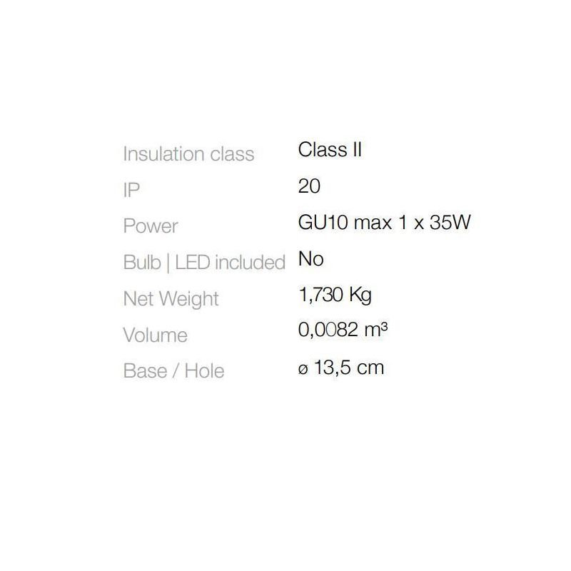 PLAFONIERA IN GESSO O CEMENTO DI FORMA ROTONDA VINTAGE CON FARETTO ORIENTABILE E LAMPADINA GU10 CRISTALENSI - Cristalensi Shop O