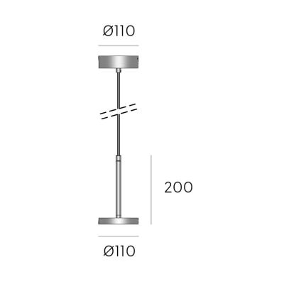 DONUT SOSPENSIONE CON DIFFUSORE ORIENTABILE IP54 LED 12W ALLUMINIO ANTRACITE LUCE 3000K E 4000K MODERNA SOVIL