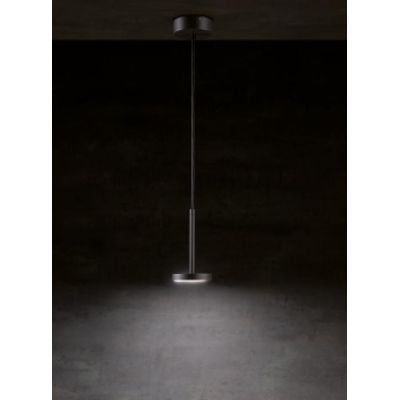 DONUT SOSPENSIONE CON DIFFUSORE ORIENTABILE IP54 LED 12W ALLUMINIO ANTRACITE LUCE 3000K E 4000K MODERNA SOVIL