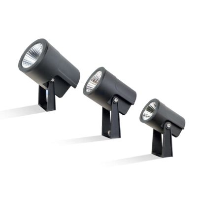 FLORA FARETTO SPOT DA ESTERNO ORIENTABILE CON PICCHETTO IP65 NERO 3 MISURE LED INTEGRATO LUCE 3000K E 4000K SOVIL