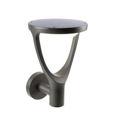 FORMA LAMPADA DA PARETE DA ESTERNO IP65 ALLUMINIO ANTRACITE LED 24W LUCE 3000K E 4000K MODERNA DI SOVIL 2