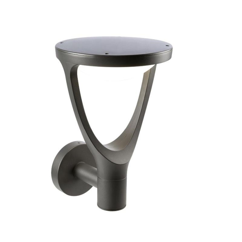 FORMA LAMPADA DA PARETE DA ESTERNO IP65 ALLUMINIO ANTRACITE LED 24W LUCE 3000K E 4000K MODERNA DI SOVIL