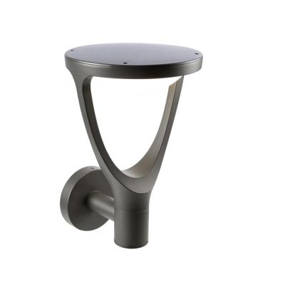 FORMA LAMPADA DA PARETE DA ESTERNO IP65 ALLUMINIO ANTRACITE LED 24W LUCE 3000K E 4000K MODERNA DI SOVIL