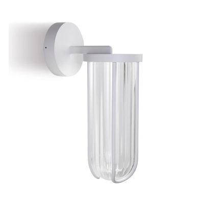 GOCCIA APPLIQUE DA ESTERNO IP54 IN ALLUMINIO BIANCO O NERO LED 12W LUCE 3000K E 4000K DI SOVIL