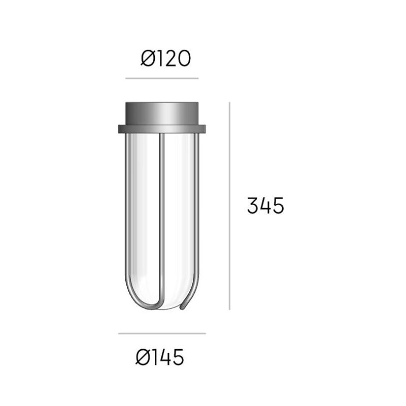 GOCCIA PLAFONIERA DA ESTERNO IP54 IN ALLUMINIO BIANCO O NERO LED 12W LUCE 3000K E 4000K DI SOVIL