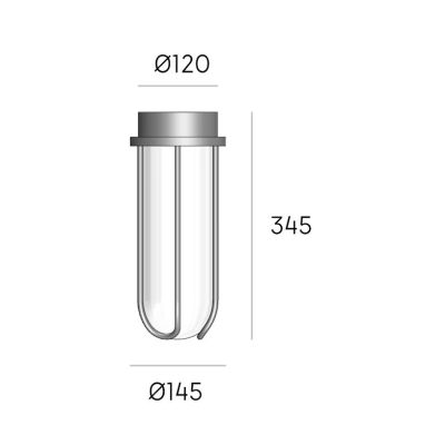 GOCCIA PLAFONIERA DA ESTERNO IP54 IN ALLUMINIO BIANCO O NERO LED 12W LUCE 3000K E 4000K DI SOVIL