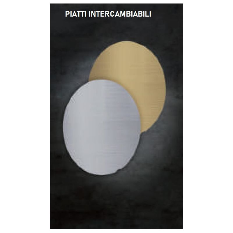 OBLO' PLAFONIERA DA ESTERNO D32 CM IP65 BIANCA LED 24W LUCE CCT 3000K-4000K-6500K MODERNA DI SOVIL