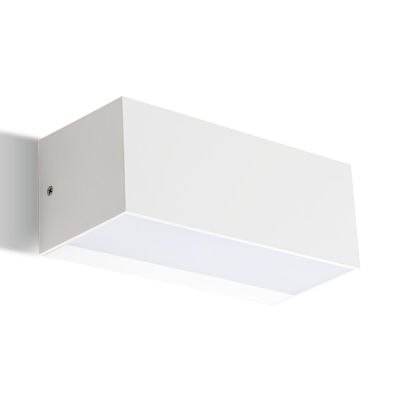 STONE APPLIQUE DA ESTERNO BIEMISSIONE IP65 LED 12W LUCE 4000K BIANCA E ANTRACITE MODERNA DI SOVIL