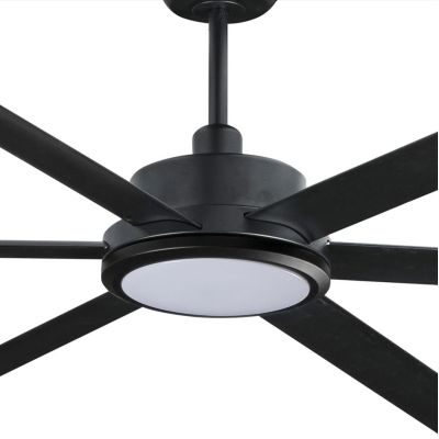 ROTTERDAM 30 VENTILATORE D300 CM LUCE LED 32W LUCE 3000K CON 6 PALE TELECOMANDO INCLUSO