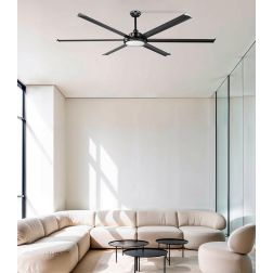 ROTTERDAM 30 VENTILATORE D300 CM LUCE LED 32W LUCE 3000K CON 6 PALE TELECOMANDO INCLUSO