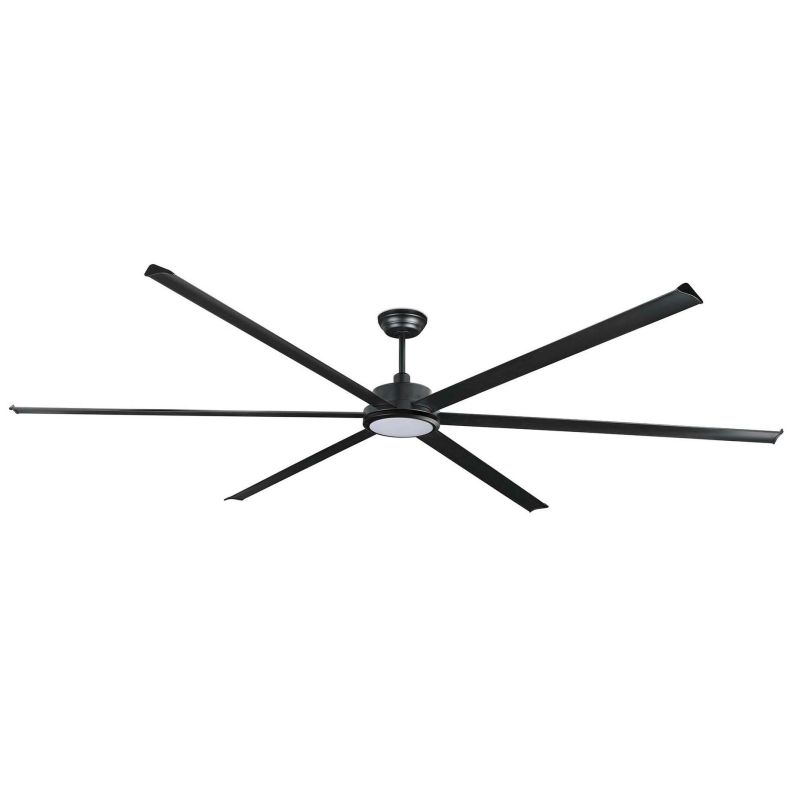 ROTTERDAM 30 VENTILATORE D300 CM LUCE LED 32W LUCE 3000K CON 6 PALE TELECOMANDO INCLUSO