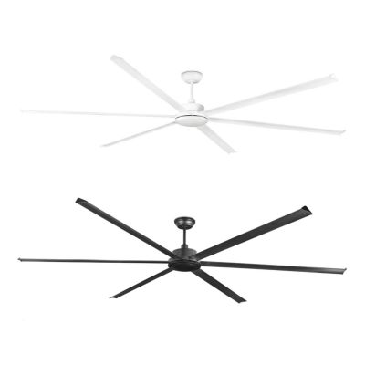 ROTTERDAM 30 VENTILATORE D300 CM SENZA LUCE BIANCO O NERO CON 6 PALE TELECOMANDO INCLUSO