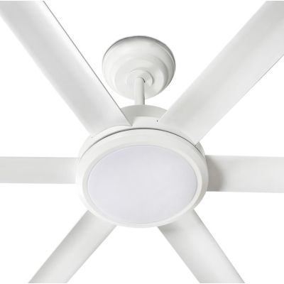 ROTTERDAM 25 VENTILATORE D250 CM LED 32W LUCE 3000K BIANCO O NERO 6 PALE TELECOMANDO INCLUSO