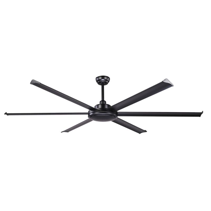 ROTTERDAM 20 VENTILATORE D200 CM SENZA LUCE BIANCO O NERO CON 6 PALE E TELECOMANDO INCLUSO
