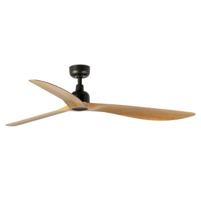 OUTWOOD VENTILATORE D150 CM SENZA LUCE IP44 BIANCO O MARRONE CON 3 PALE E TELECOMANDO INCLUSO
