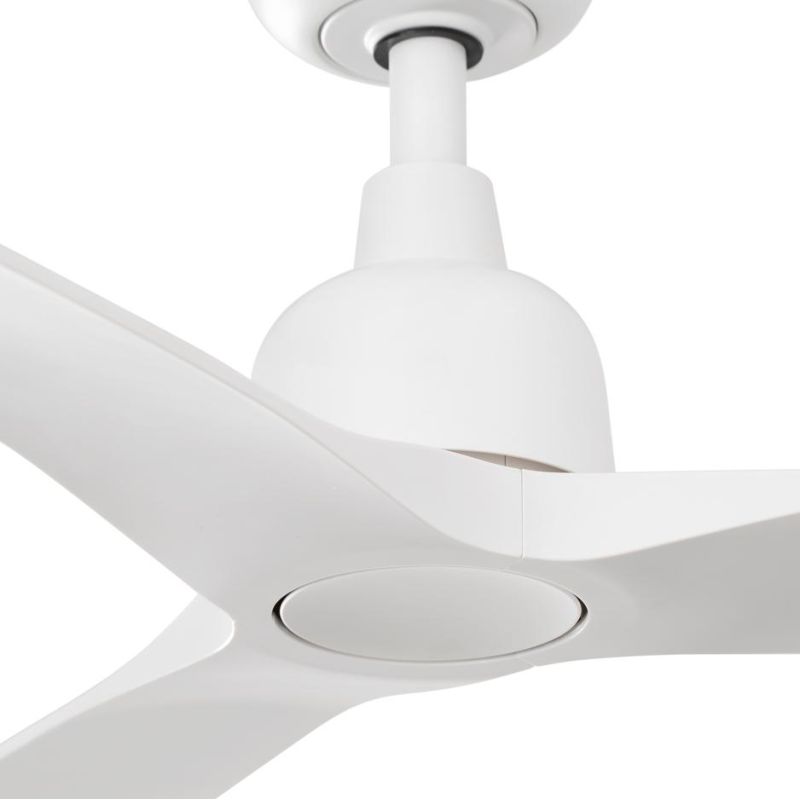 OUTWOOD VENTILATORE D150 CM SENZA LUCE IP44 MARRONE O BIANCO CON 3 PALE E TELECOMANDO INCLUSO
