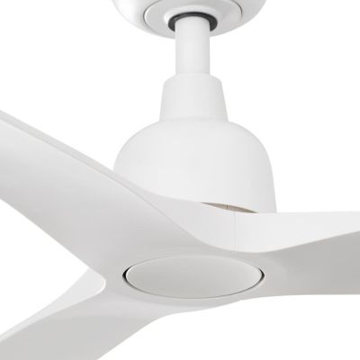OUTWOOD VENTILATORE D150 CM SENZA LUCE IP44 MARRONE O BIANCO CON 3 PALE E TELECOMANDO INCLUSO