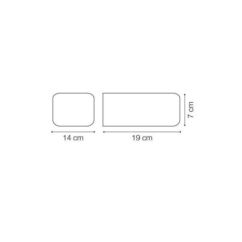 LAMPADA DA PARETE DA ESTERNI DESIGN MODERNO IP54 TRE COLORI DOPPIA EMISSIONE DI LUCE CRISTALENSI - Cristalensi Shop Online
