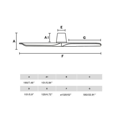 HEYWOOD TUB VENTILATORE D132 CM SENZA LUCE BIANCO O NERO CON 3 PALE IN LEGNO E TELECOMANDO INCLUSO