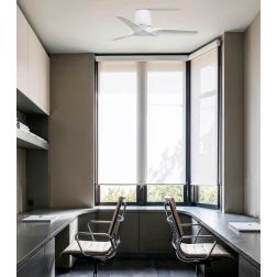 HEY TUB VENTILATORE D90 CM SENZA LUCE BIANCO O NERO CON 3 PALE IN ABS E TELECOMANDO INCLUSO 2