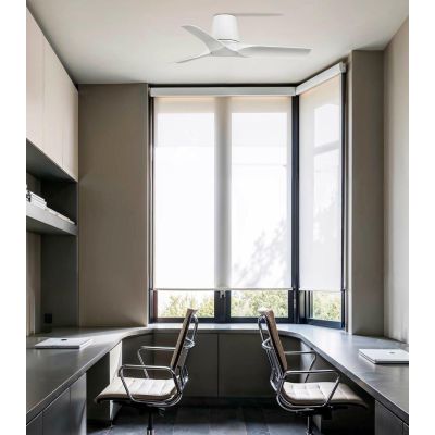 HEY TUB VENTILATORE D90 CM SENZA LUCE BIANCO O NERO CON 3 PALE IN ABS E TELECOMANDO INCLUSO