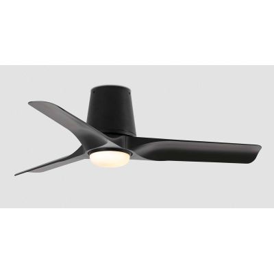 HEY TUB VENTILATORE LED 10W DIMMERABILE D90 CM BIANCO O NERO CON 3 PALE IN ABS E TELECOMANDO INCLUSO