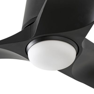 HEY TUB VENTILATORE LED 10W DIMMERABILE D90 CM BIANCO O NERO CON 3 PALE IN ABS E TELECOMANDO INCLUSO