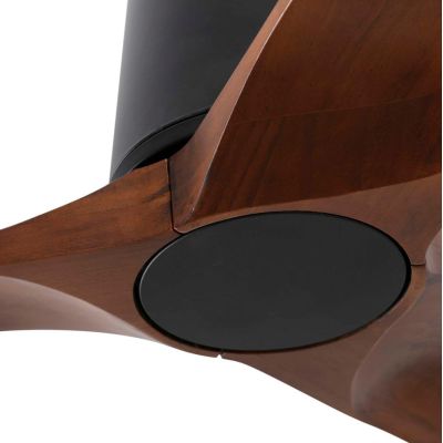 HEYWOOD TUB VENTILATORE SENZA LUCE D90 CM BIANCO O NERO CON 3 PALE IN LEGNO E TELECOMANDO INCLUSO