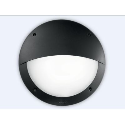 LAMPADA DA PARETE DA ESTERNI IP66 MODERNA CON PALPEBRA DUE COLORI MADE IN ITALY FUMAGALLI CRISTALENSI - Cristalensi Shop Online