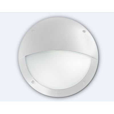 LAMPADA DA PARETE DA ESTERNI IP66 MODERNA CON PALPEBRA DUE COLORI MADE IN ITALY FUMAGALLI CRISTALENSI - Cristalensi Shop Online