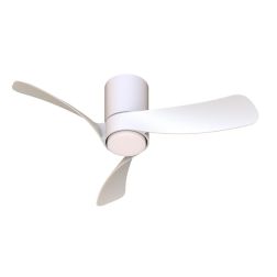 NEMO VENTILATORE A 3 PALE LED 18W LUCE DIMMERABILE D72 CM 3 COLORI CON TELECOMANDO INCLUSO