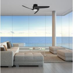GROENLAND VENTILATORE D122 CM 3 PALE LED 24W DIMMERABILE 3 FINITURE COLORE CON TELECOMANDO INCLUSO 2