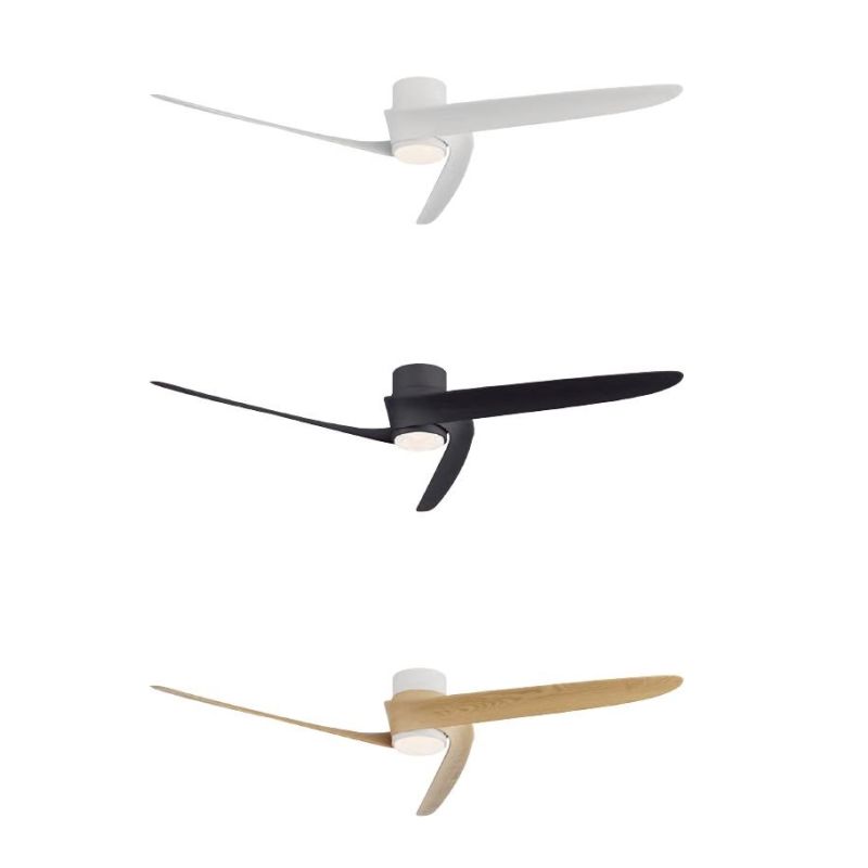 GROENLAND VENTILATORE D122 CM 3 PALE LED 24W DIMMERABILE 3 FINITURE COLORE CON TELECOMANDO INCLUSO