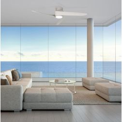 GROENLAND VENTILATORE D102 CM 3 PALE LED 24W DIMMERABILE 2 FINITURE COLORE CON TELECOMANDO INCLUSO 2