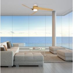 GROENLAND VENTILATORE D80 CM 3 PALE LED 24W DIMMERABILE 2 FINITURE COLORE CON TELECOMANDO INCLUSO 2