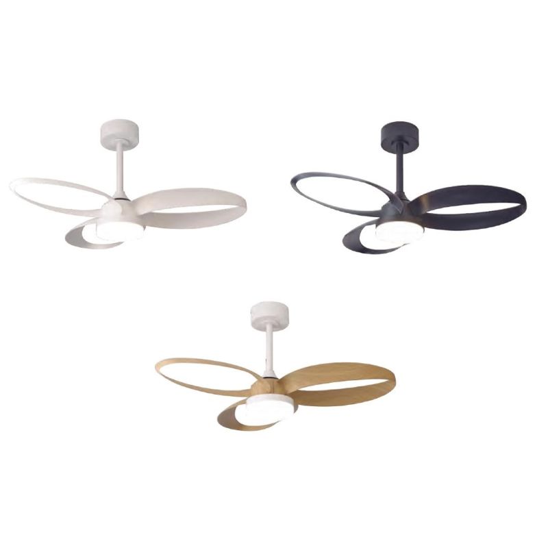 INFINITY VENTILATORE MODERNO D92 CM LED 20W DIMMERABILE 3 COLORI CON TELECOMANDO INCLUSO