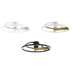 NEPAL II VENTILATORE MODERNO 3 COLORI LED 32W DIMMERABILE DIAMETRO CM 75 CON TELECOMANDO INCLUSO