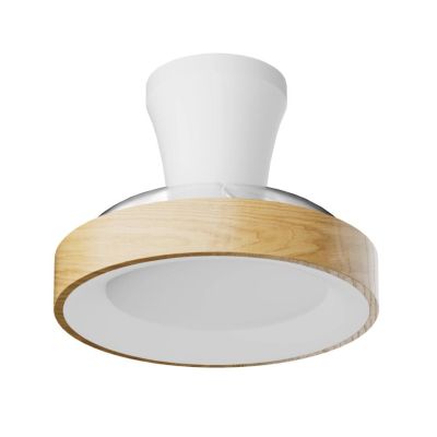 NISEKO XS VENTILATORE CON PALE A SCOMPARSA D70 CM LED 25W DIMMERABILE 2 COLORI CON TELECOMANDO INCLUSO