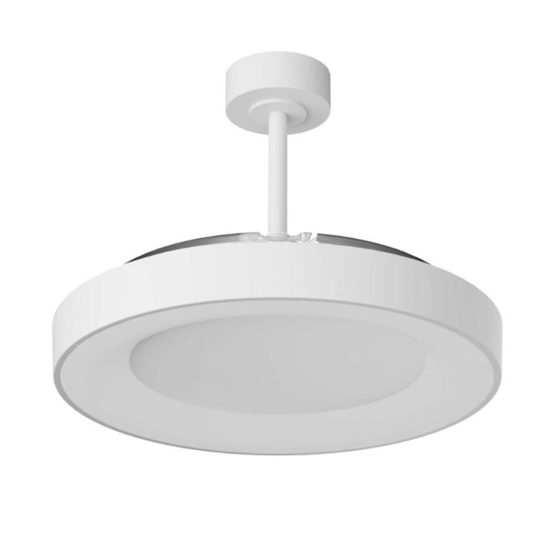 NISEKO L VENTILATORE CON PALE A SCOMPARSA D132 CM LED 40W DIMMERABILE 2 COLORI CON TELECOMANDO INCLUSO