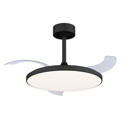 SLIM FAN VENTILATORE CON PALE A SCOMPARSA D106 CM LED 50W DIMMERABILE 3 COLORI CON TELECOMANDO INCLUSO