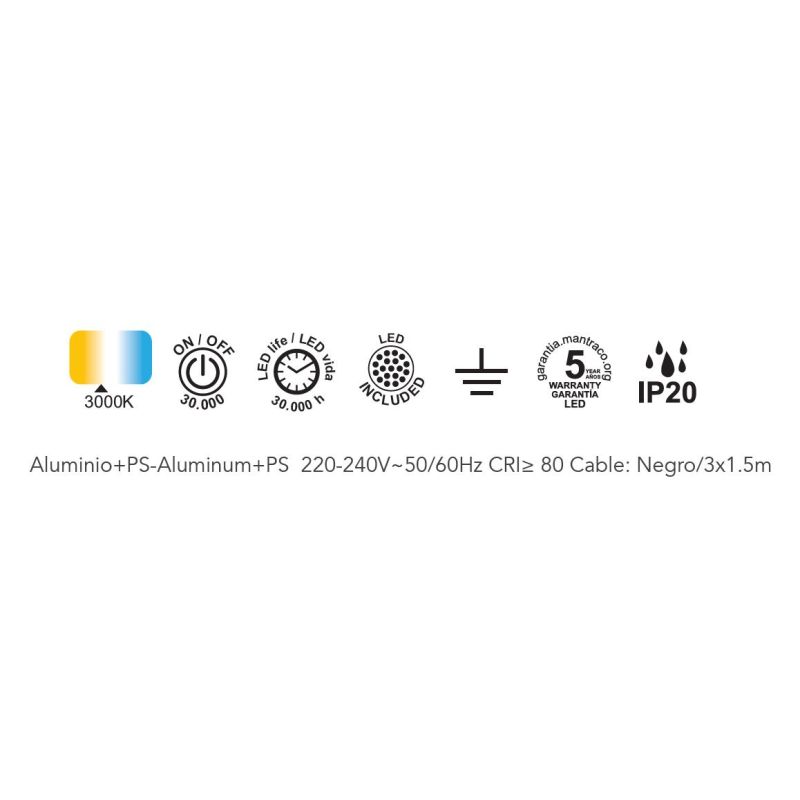 NOMADA LAMPADARIO A SOSPENSIONE D48 E D58 CM LED INTEGRATO LUCE 3000K NERO/ORO DESIGN MODERNO