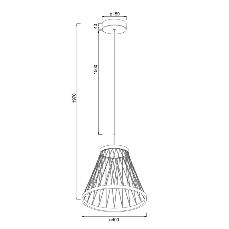 SPIDER LAMPADARIO D40 E D60 CM LED INTEGRATO LUCE 3000K IN ALLUMINIO GRIGIO CON FILI IN TESSUTO ORO DESIGN MODERNO