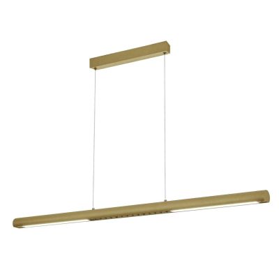 LINEAL SOSPENSIONE LINEARE CM 120 LED 24W LUCE 3000K DIMMERABILE ALLUMINIO 3 COLORI DESIGN MODERNO