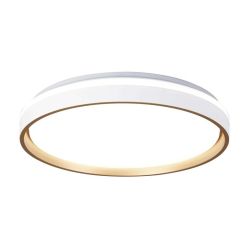 VERONA PLAFONIERA 2 MISURE ALLUMINIO ORO O GRIGIO LED INTEGRATO LUCE DIMMERABILE CON TELECOMANDO MODERNA 2