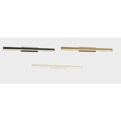 LINEAL LAMPADA DA PARETE UP & DOWN LED 22W LUCE 3000K ALLUMINIO BIANCO, NERO E ORO DESIGN MODERNO