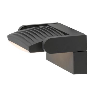 HOOD APPLIQUE DA ESTERNO ORIENTABILE IP65 ALLUMINIO BIANCO O ANTRACITE LED 12W LUCE 3000K MODERNA